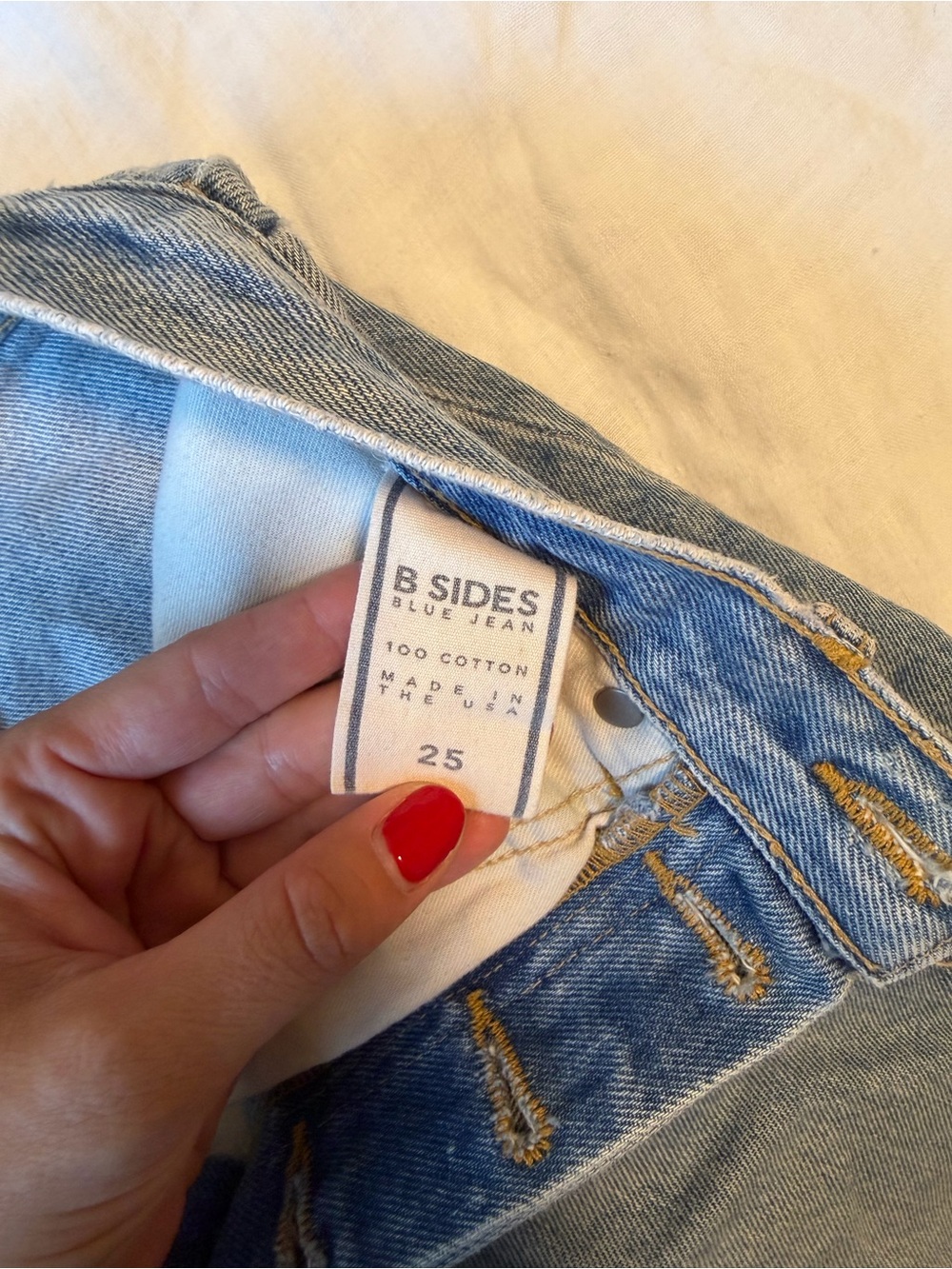 B SIDES Lasso Light Blue High-Rise Women's Jeans